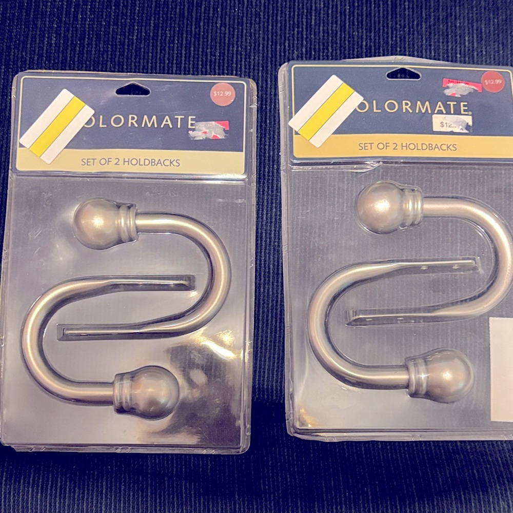 Set of 2 holdbacks for curtains